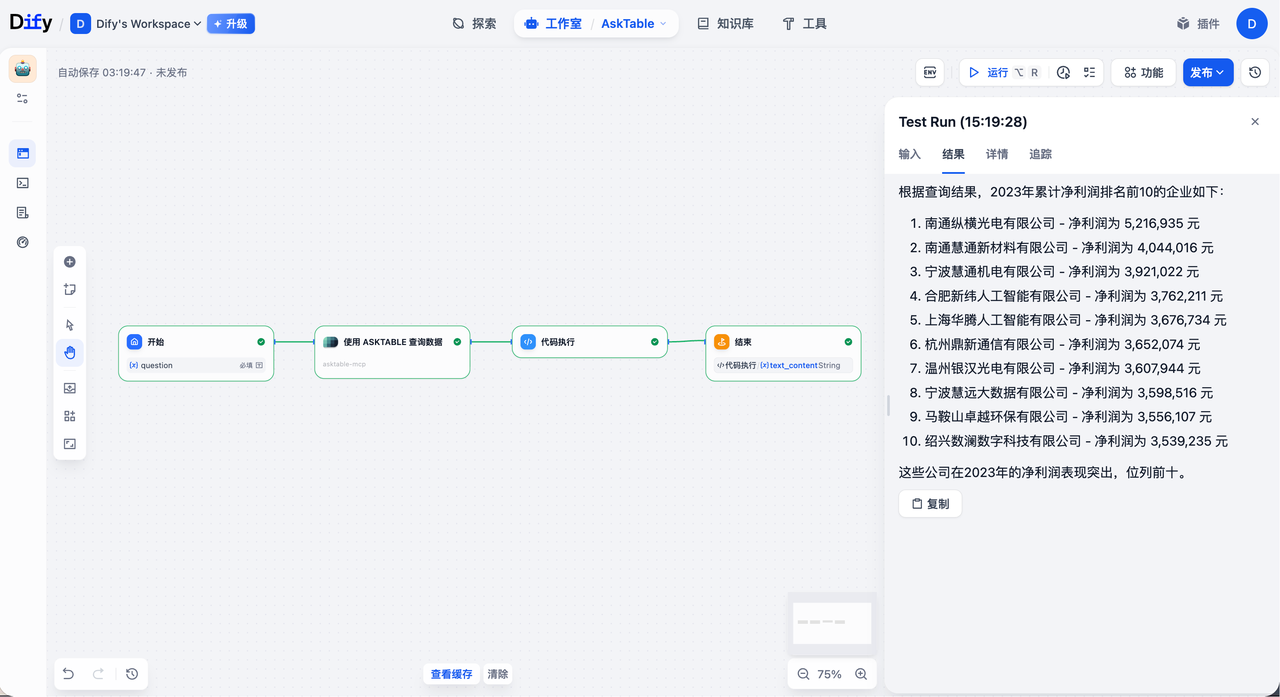 Display Query Results